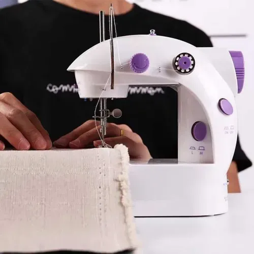 🔥💯🏹 Household Small Mini Sewing Machine Household Mini Electric Desktop Multi-Function Automatic Sewing Machine.💫😎