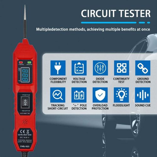 Multifunctional power supply voltage test probe