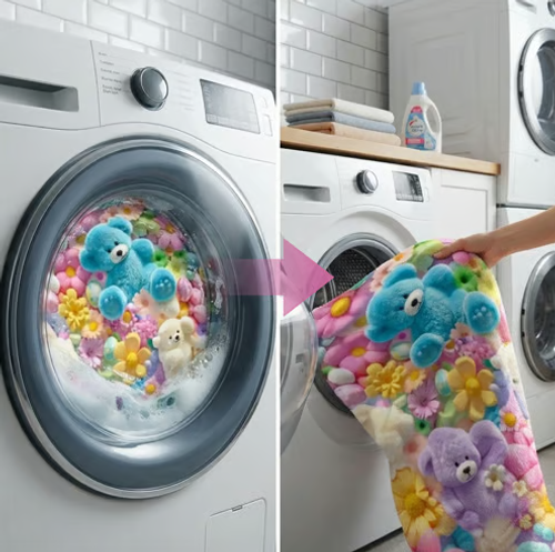 Floral Bear Blanket（1.5×2rice）