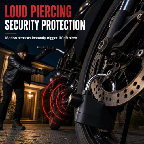 Heavy-Duty Aluminum Alloy Alarm Padlock（2ＰＣＳ）