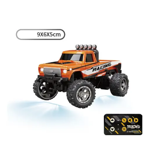 🔥Mini RC Monster Truck, 1- 64 Scale Alloy RC Big Wheel Truck