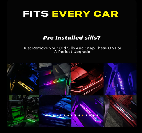 LED Car Door Sill Ambient Lights