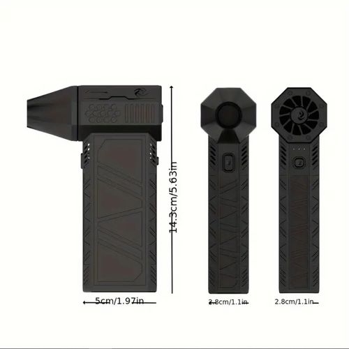 Violent Handheld Fan for Outdoor Camping, Capable of Blowing Air, Snow, Water, Dust, and Assisting in Ignition with 52 Meters Second Wind Speed and Level 16 Maximum Wind Force