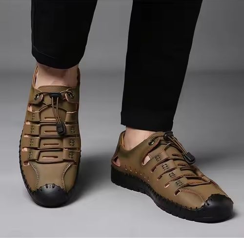 Men's sandals beach outdoor cool hole shoes