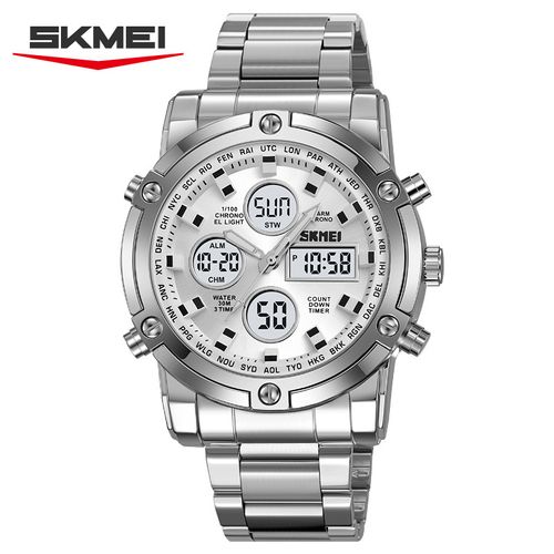 Mens Military Watch  Analog-Digital Display Waterproof  Shock-Resistant 🛡️