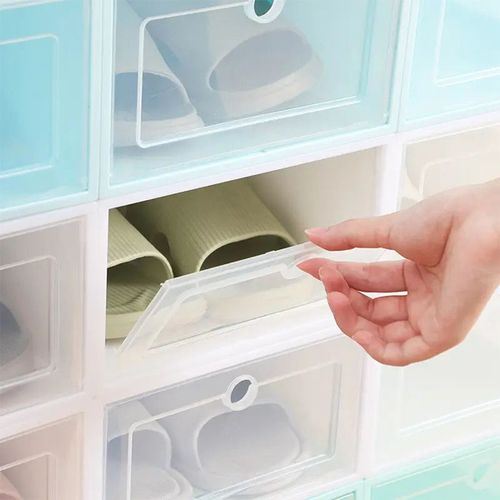 Plastic Shoe Storage Box (12 pieces) | SHOEZY