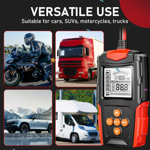 12V 24V Car Battery Tester with CCA & IR