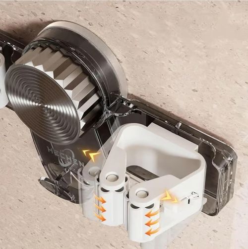 Creative Suction Cup Mop Clamp