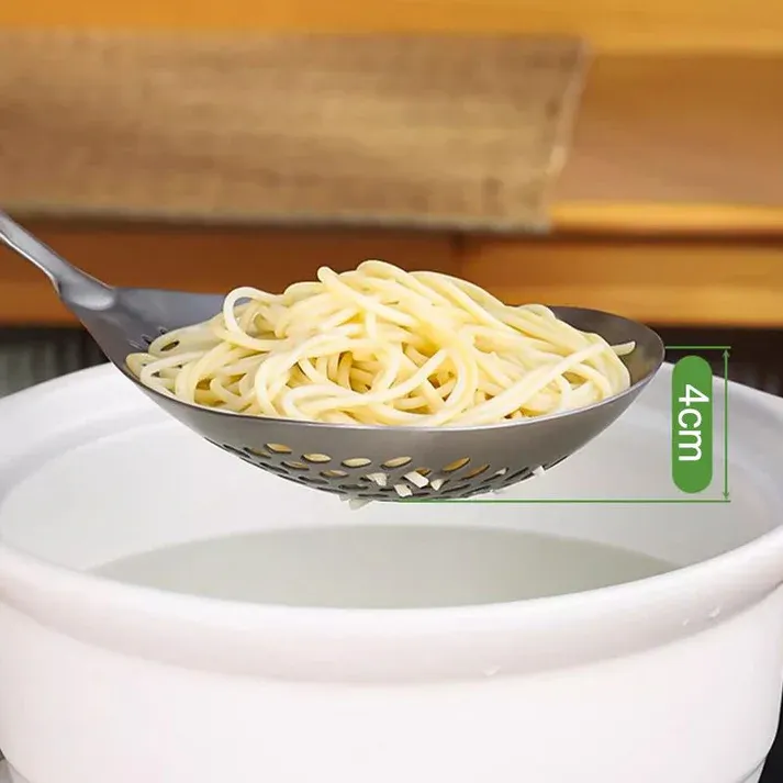 Stainless Steel Skimmer Slotted Spoon（3 spoons）