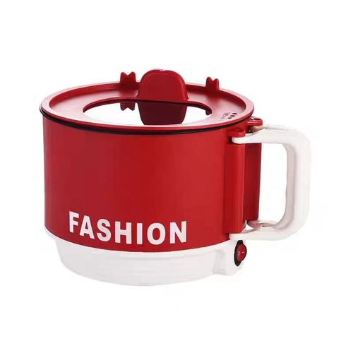 Dormitory Portable Electric Pot With Folding Handle and Household Multi-functional Electric Cooker Pot with Portable Cooking Pot
