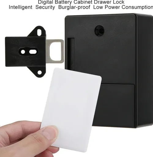 Electronic Cabinet Lock DIY For Wooden Drawer Cabinet