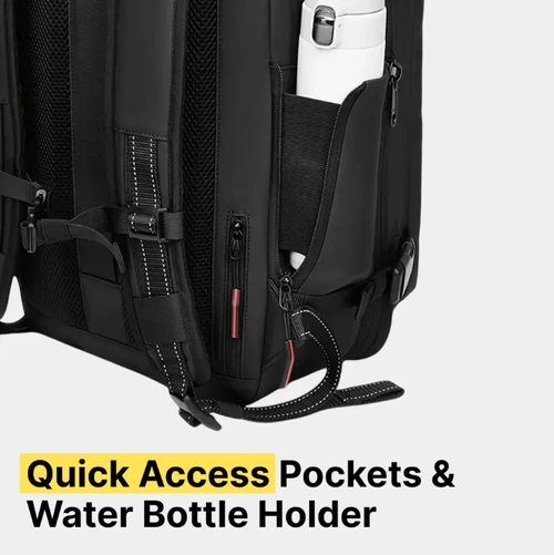 Vacuum-sealable travel backpack