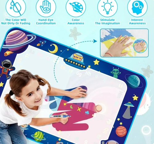Reusable Aqua Drawing Mat – Mess-Free Art