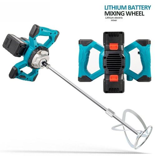 Lithium-ion electric drill, mixer, dust removal tool, ground drill, high-power steering wheel, dual-battery powered.