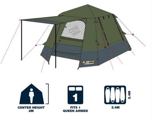 Fully Automatic Instant-Setup Outdoor Tent