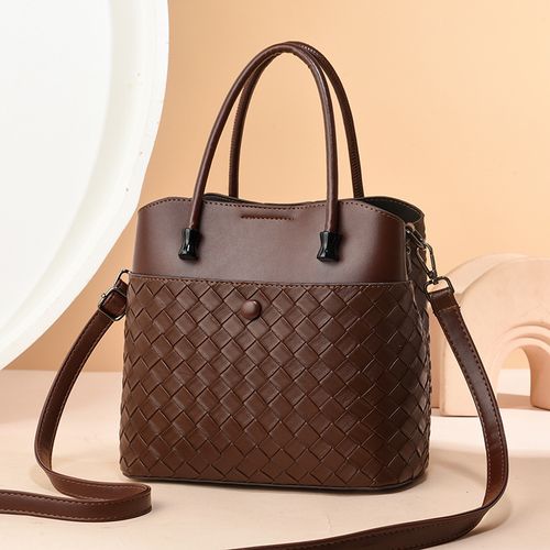 Women's Woven Soft Leather Bag