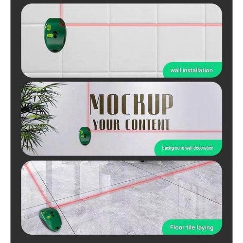 Mini Right Angle Infrared Level High Precision Strong Light Fine Line Mini Straight Line 90 Degree Electronic Laser Ruler