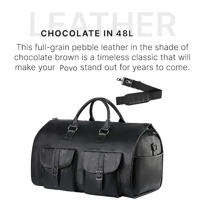 🧳 THE CONVERTIBLE DUFFLE GARMENT LUGGAGE（With wheels）