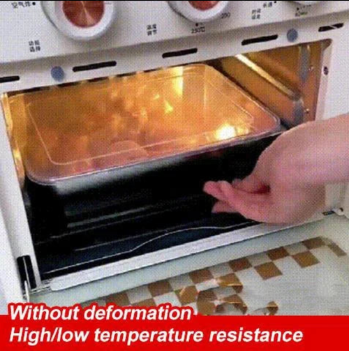 🔥🔥🔥6 Pcs Stainless Steel Square Plate（With Lid）🔥🔥🔥