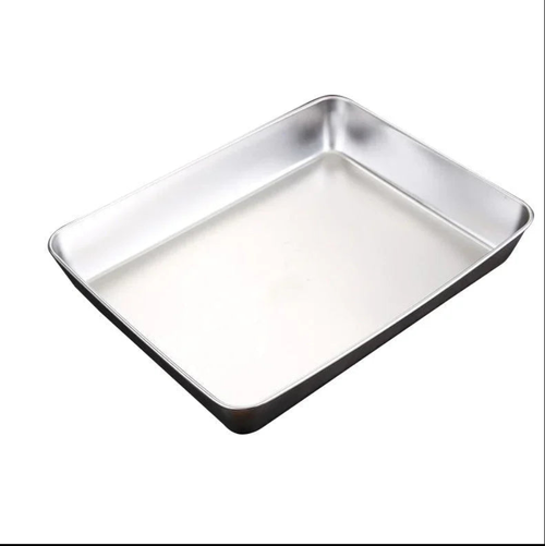 🔥🔥🔥6 Pcs Stainless Steel Square Plate（With Lid）🔥🔥🔥