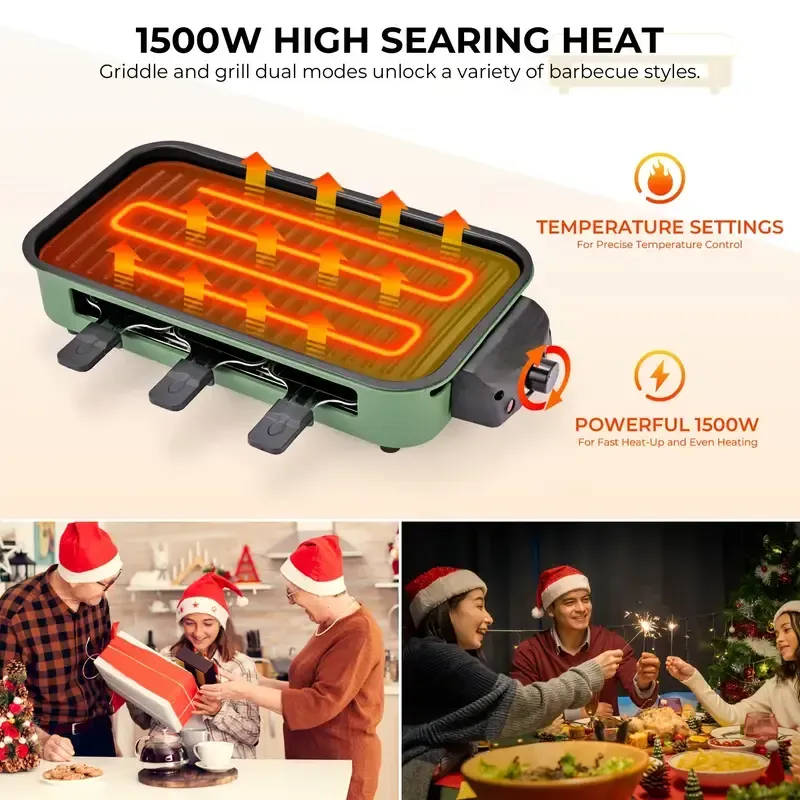 2-in-1Indoor Electric Grill