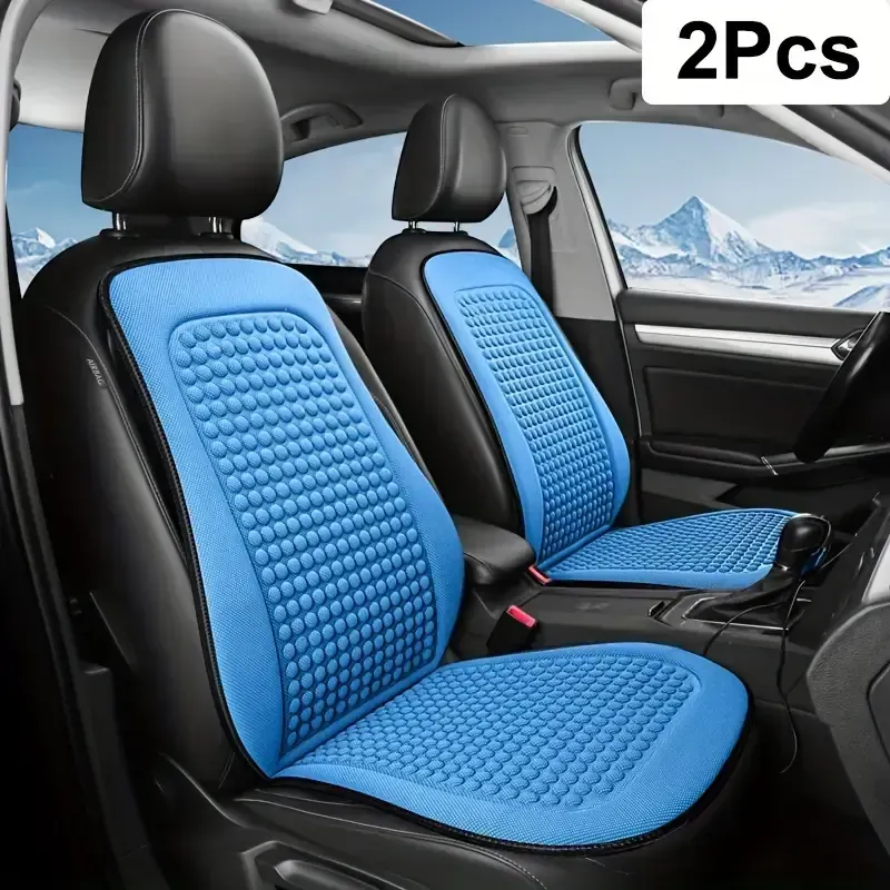 Cool and comfortable Car Seat and Cushion Pads, Universal Front Seat and Back Protectors for Car Driver Office Chair Home Use