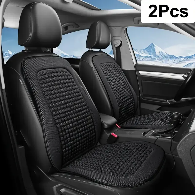 Cool and comfortable Car Seat and Cushion Pads, Universal Front Seat and Back Protectors for Car Driver Office Chair Home Use