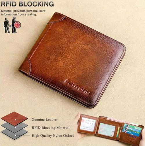 💰Multi-functional RFID Blocking Waterproof Durable Genuine Leather Wallet🎁