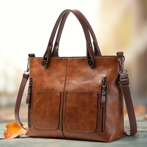 🔥 Ladies vintage leather shoulder bag