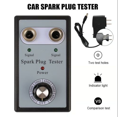 Dual Hole Car Spark Plug Tester Ignition Plug Analyzer Diagnostic Detector