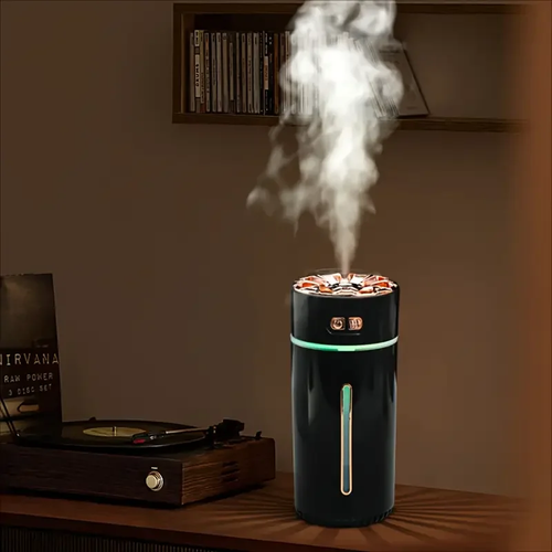 Car Air Diffuser Air Humidifier With Colorful Light