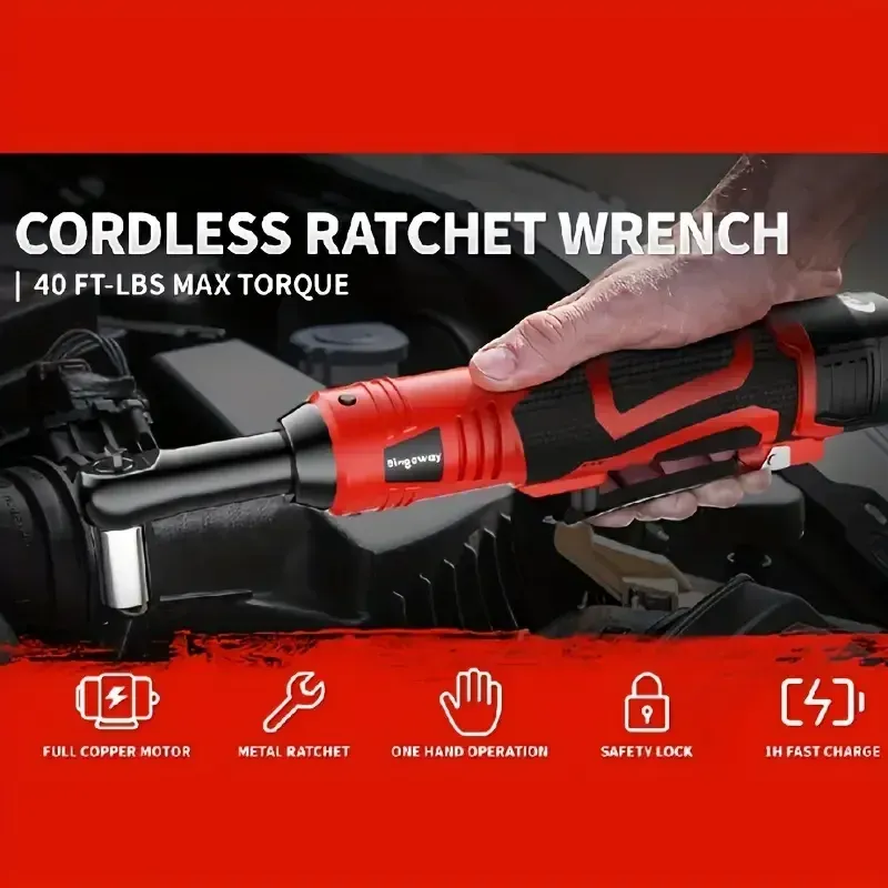 Cordless Ratchet Wrench Electric Wrenches Set