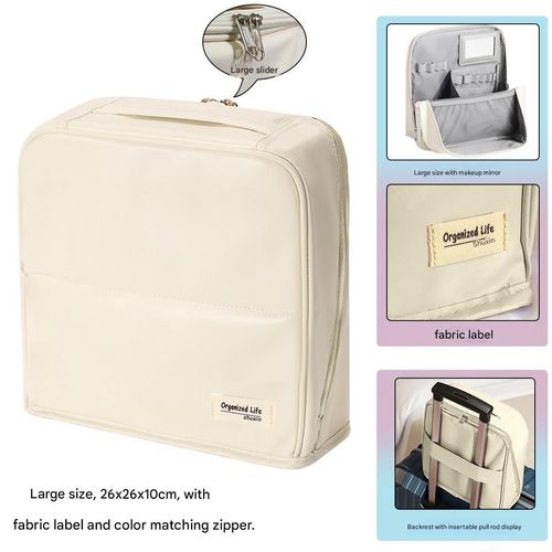 Waterproof Large-Capacity Portable Makeup Bag