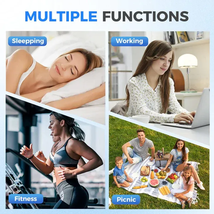 🧊Handheld Portable Fan with Ice Cooler