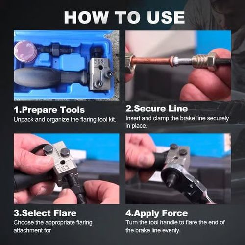 Professional Brake Line Flaring Tool Kit
