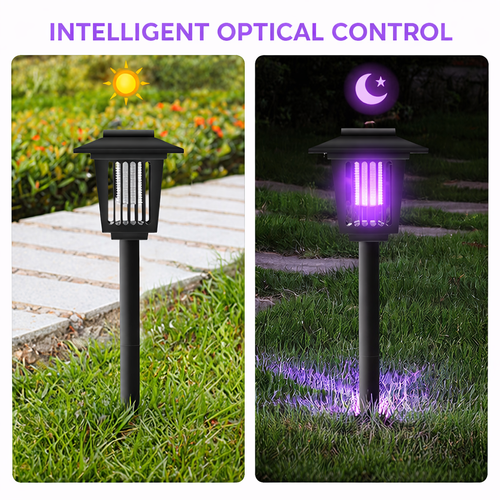 Solar LED Garden Lantern, Outdoor Mosquito Killer Lamp