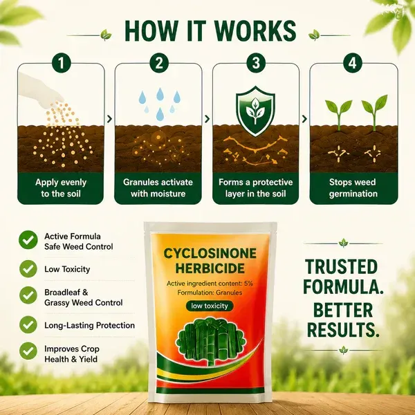 Cyclosinonie Herbicide Granules（3PCS）