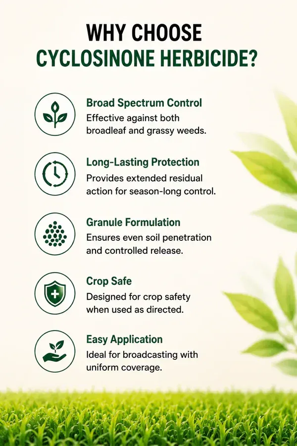 Cyclosinonie Herbicide Granules（3PCS）