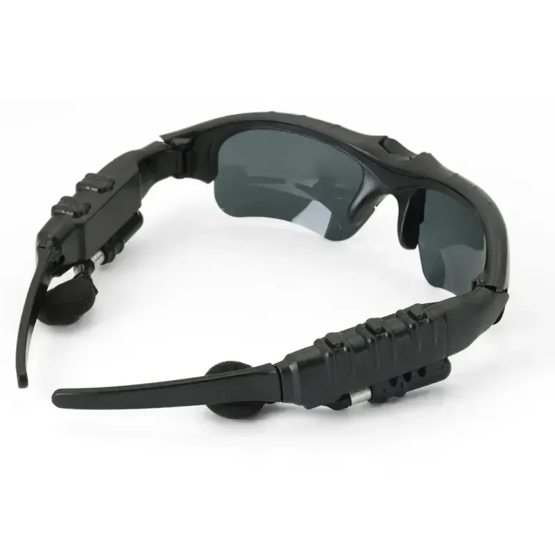 Wireless Audio Smart Sunglasses – Bluetooth Sport Glasses with Built-In Earbuds, Flip-Up Tinted Lens, Hands-Free Calls & Music, Adjustable Fit for Men & Women (Black-Blue-Yellow)