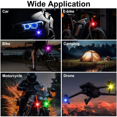 Wireless remote control airplane light（4PCS）