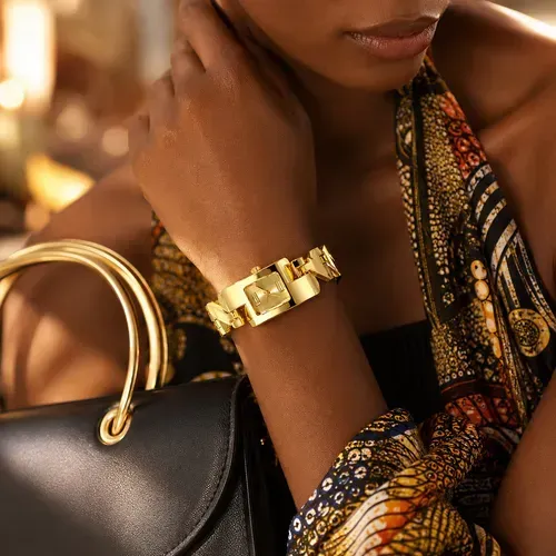 Gold Women Quartz Watch ✨ Elegant Stainless Steel Fashion Watc