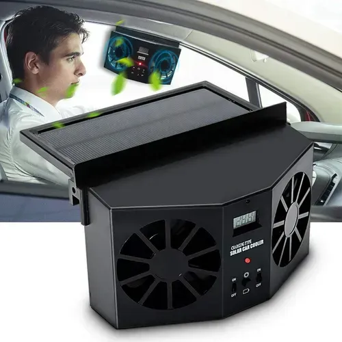 ✈️The New Solar Car Cooling Artifact  （air circulation exhaust fan）
