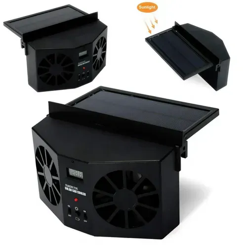 ✈️The New Solar Car Cooling Artifact  （air circulation exhaust fan）