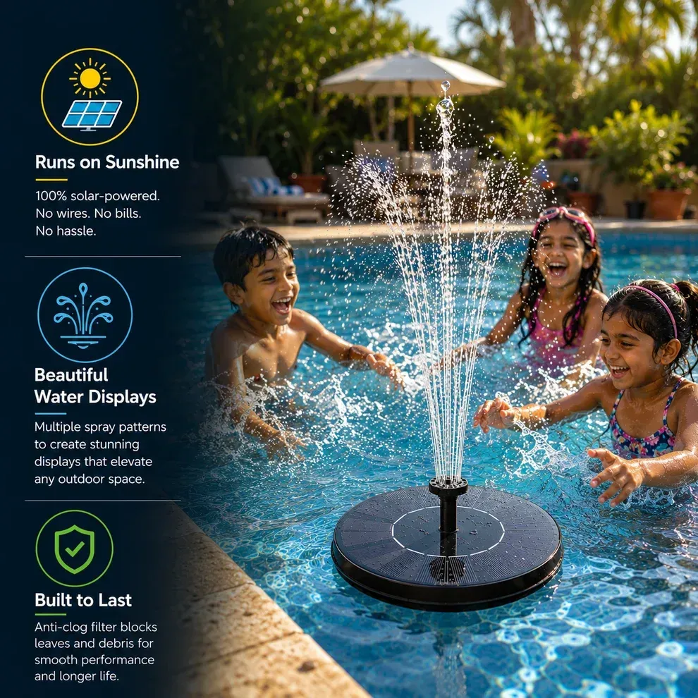 Solar Water Fountain Pump