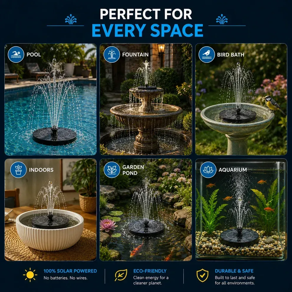 Solar Water Fountain Pump