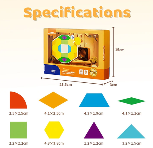 🔥Educational magnetic tangram puzzle for children（250 magnetic tangram pieces）