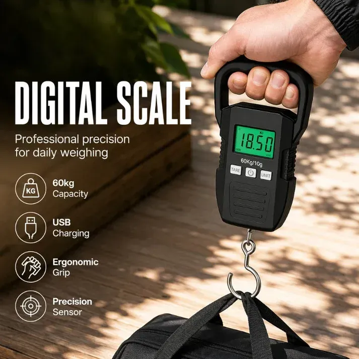 ⏰Kolzp Digital Handheld Luggage Scale