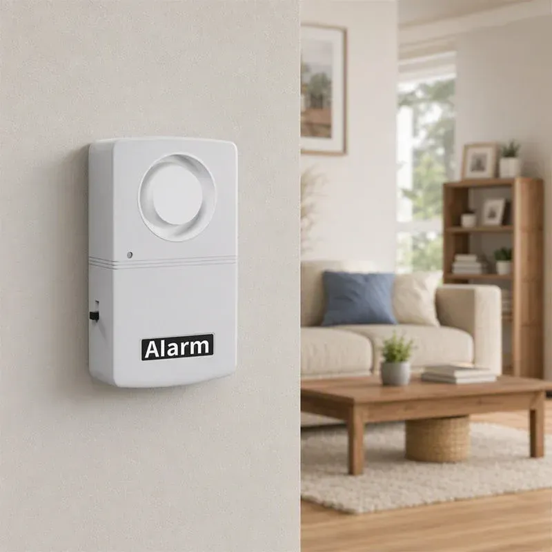 🚨 Wireless Door & Window Vibration Alarm – Smart Home Security Sensor