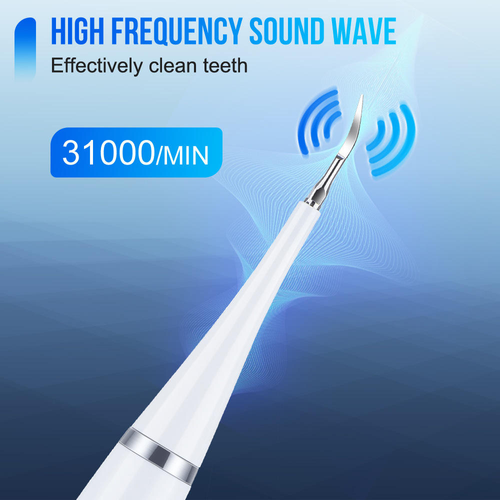 2-in-1 Sonic Ultrasonic Toothbrush Set Soft Bristle Cleaning Head 5 Modes IPX7 Waterproof Multi-Speed Teeth Whitening