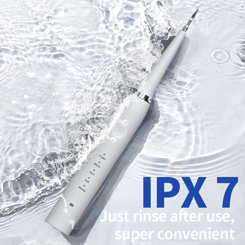 2-in-1 Sonic Ultrasonic Toothbrush Set Soft Bristle Cleaning Head 5 Modes IPX7 Waterproof Multi-Speed Teeth Whitening